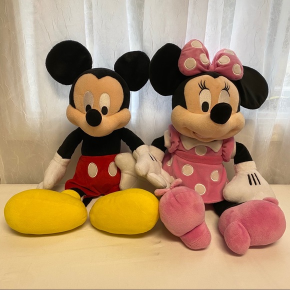 Disney Mickey Mouse and Minnie Mouse Large Plush